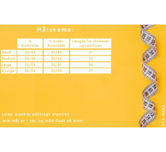 Microfiber Sportstop med skumskål - Rosa str. Small