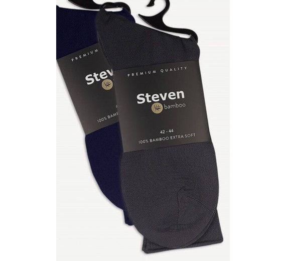 Mørkegrå Strømper i 100% Bambus, Str. 42-44