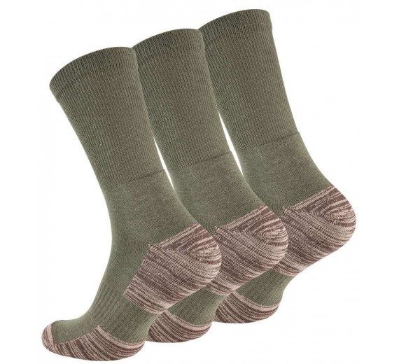 3-Pak Grønne Multifunktions Strømper, Str. 39-42