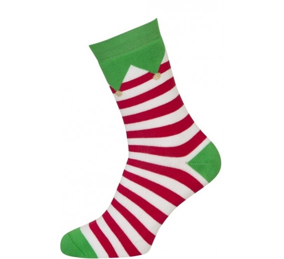 Julestrømper "Elf" Vinterstrik str. 35-38