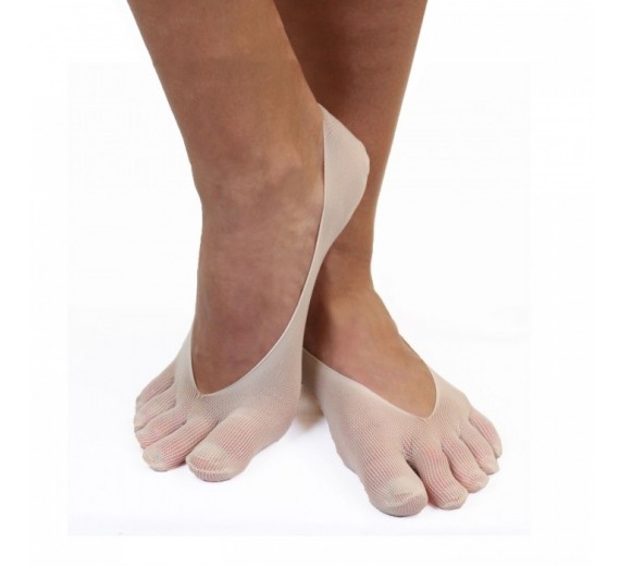 ToeToeNylonFootCoverBeigeStr3542-01