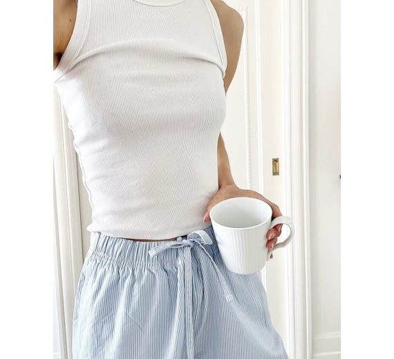 Bambus Pyjamas Bukser, Dame, Lyseblå, JBS of Denmark, Str. Large