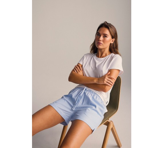 Bambus Pyjamas Shorts, Dame, Lyseblå, JBS of Denmark, Str. XL