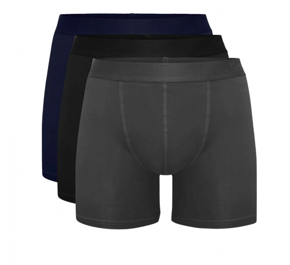 Resteröds 3-Pak Bambus Tights (Ekstra benlængde), Multifarve - Str. 2XL