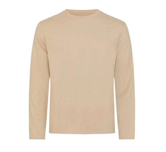 Resteröds Bambus Langærmet T-Shirt, Beige - Str. Large