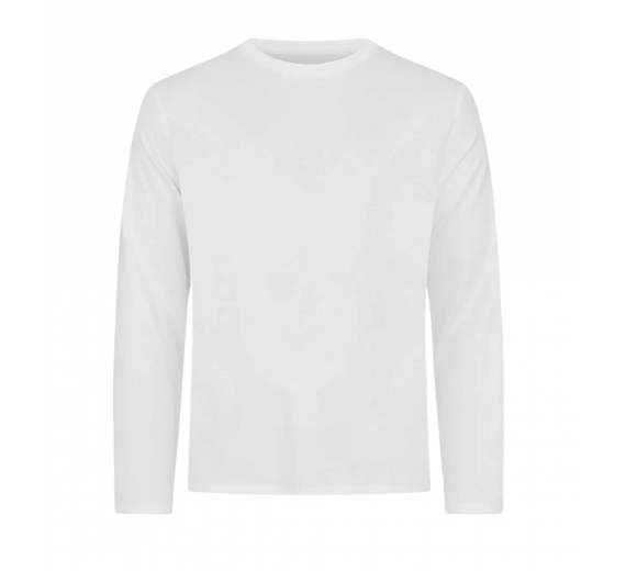 Resteröds Bambus Langærmet T-Shirt, Hvid - Str. XL