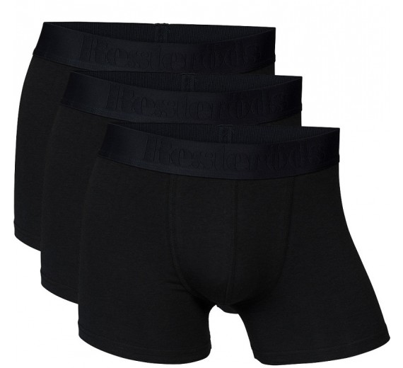 Resteröds 3-Pak Bambus Tights, Sort - Str. Small