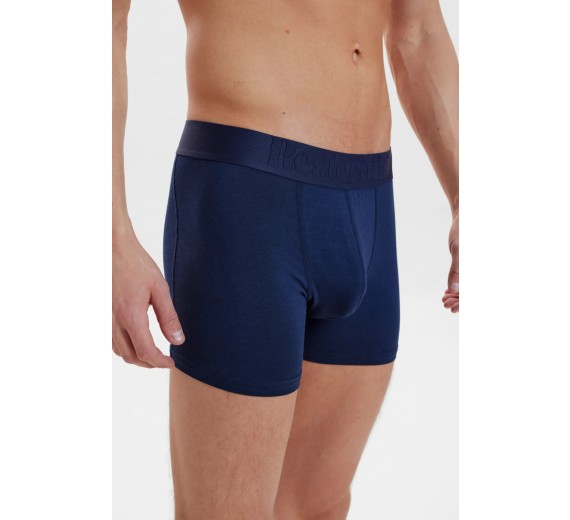3-Pak Bambus Boxershorts, Resteröds, Navy, Str. Large