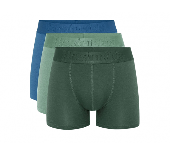 Resteröds 3-Pak Bambus Tights, Grøn - Str. XL