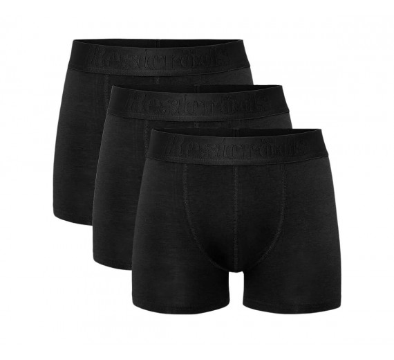 Resteröds 3-Pak Bambus Tights, Sort - Str. 2XL