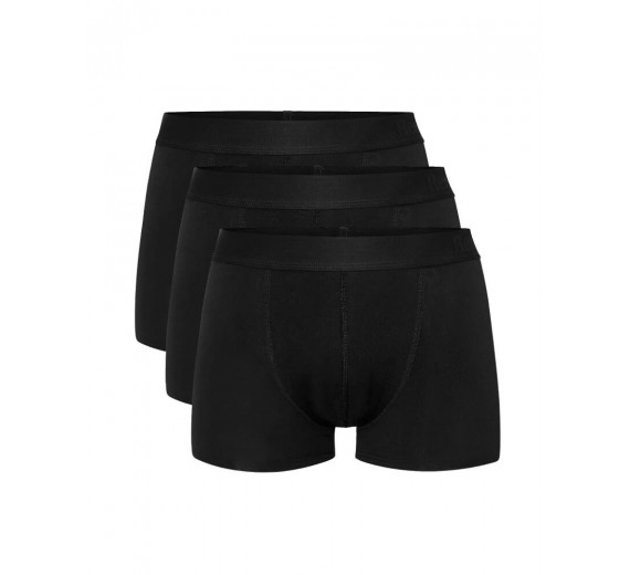 Resteröds - 3-pak Bambus Trunks - Sort - Str. Medium