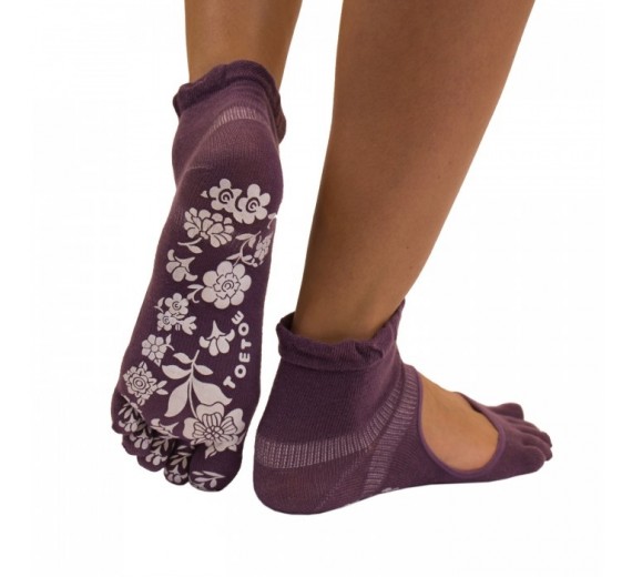 Lilla Yoga & Pilates Anti-Slip Tåstrømper Str. 35-38
