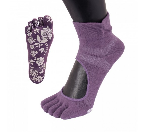Lilla Yoga & Pilates Anti-Slip Tåstrømper Str. 35-38