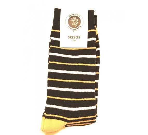 3pakSocksCPHStrmperMedOrangeStriber4047-08