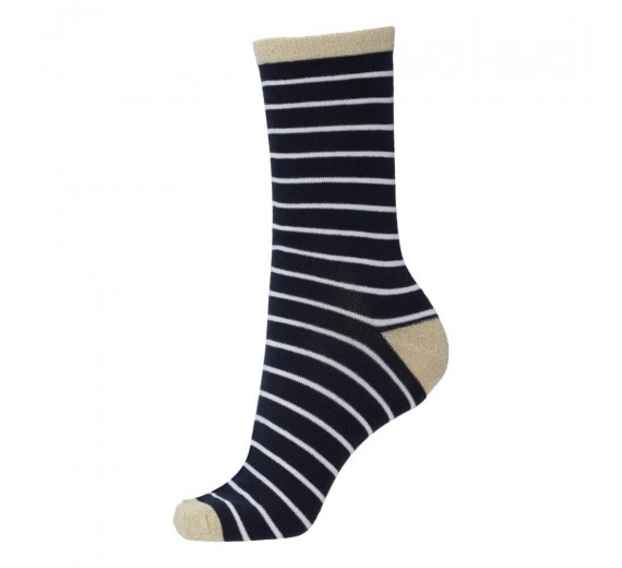 Socks CPH Damestrømpe - Stribede Navy Socks CPH Damestrømpe - Stribede Navy