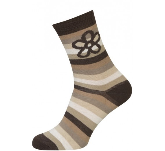 Strømper Med Brune Striber - Str. 35-38