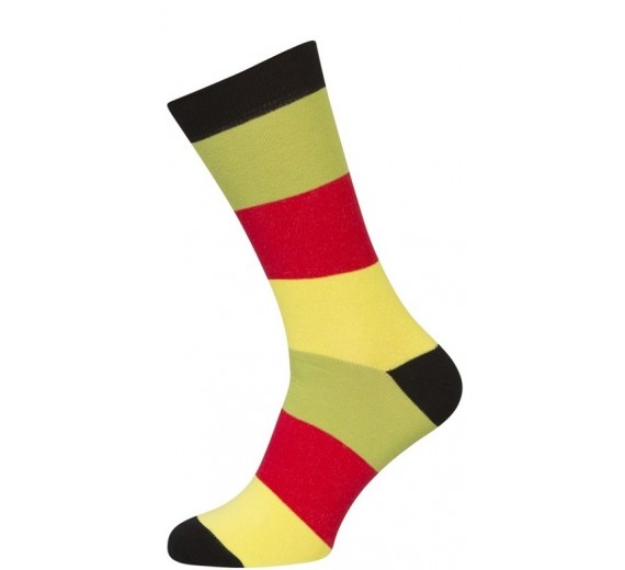 Strømper Med Brede Striber Str. 35-38