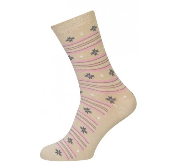 Strømper Med Striber - Str. 35-38