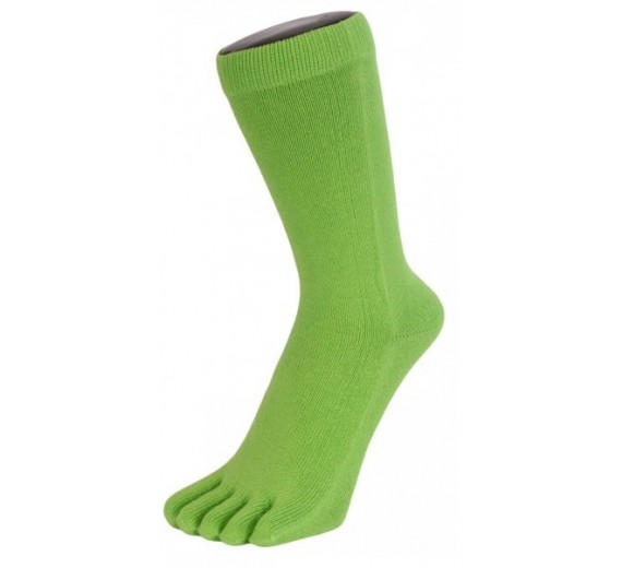 ToeToe Essential Tåstrømper Mid-Calf Grøn Str. 35-46