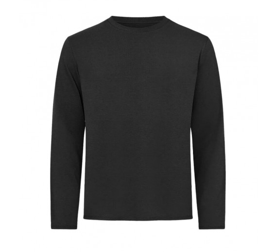 Resteröds Langærmet Bambus T-Shirt, Sort - Str. XL