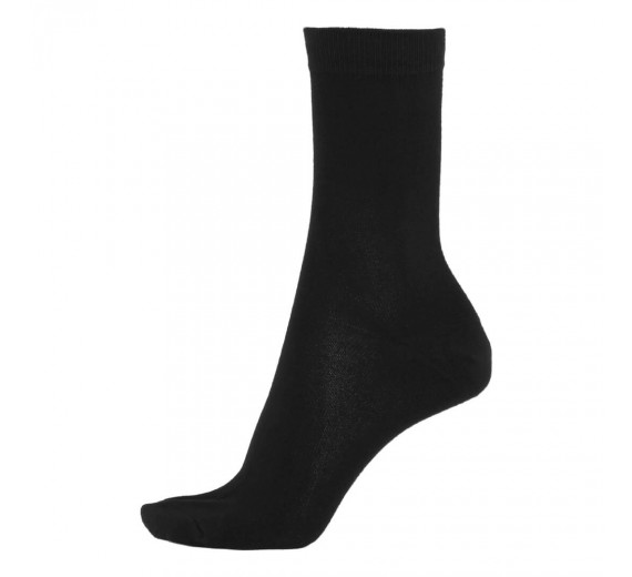 5 Par Sorte Bambussokker Størrelse 40-47