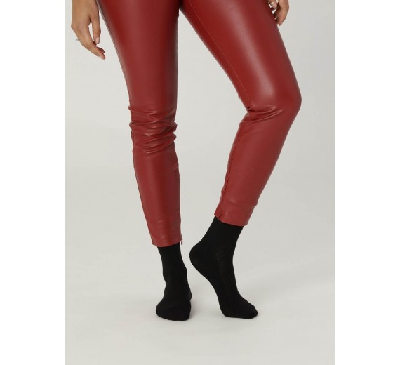 Socks CPH Damestrømper Med Strukturstrik, Sort - Str. 36-40