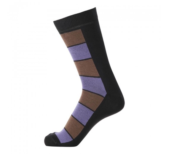 Socks CPH herrestrømper med tern, sort, str. 45-48