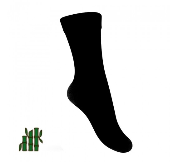 Sorte børnestrømper (Bambus str. 31-33)