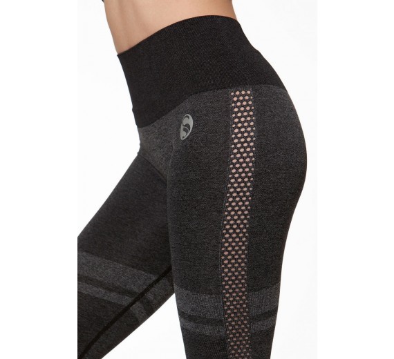 Sport leggings, sort, str. medium