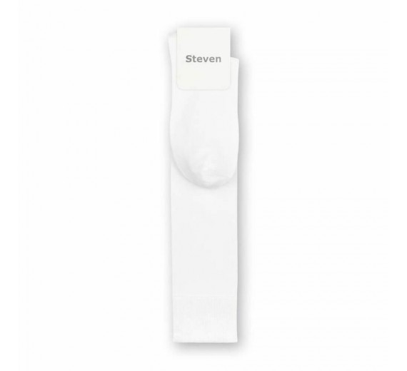 Hvide knæstrømper til damer, str. 38-40