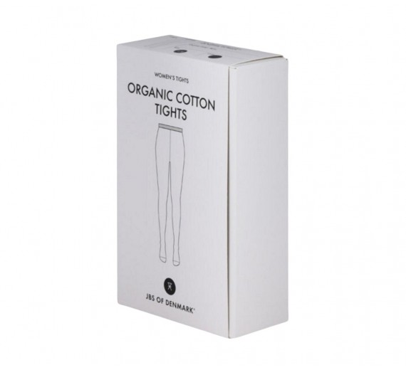 Sorte Strømpebukser I Økologisk Bomuld, JBS of Denmark, Str. M/L