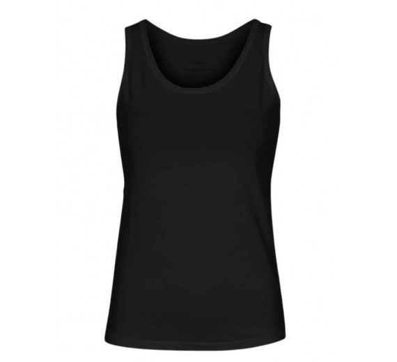 Top med brede stropper, bomuld, damer, JBS of Denmark, sort, str. L