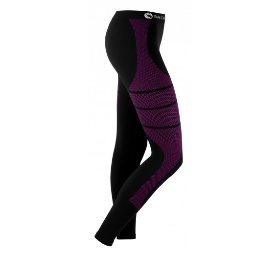 Termisk baselayer leggings, dame, pink, str. S/M