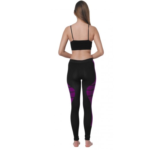 Termisk baselayer leggings, dame, pink, str. S/M