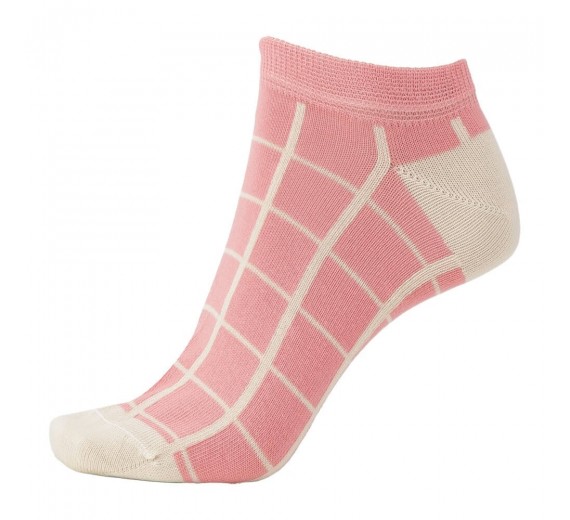 Korte ankelstrømper fra Socks CPH - Pink Tern str. 36-39