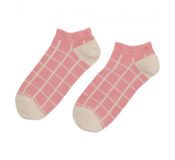 Korte ankelstrømper fra Socks CPH - Pink Tern str. 36-39