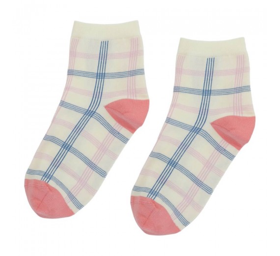 Korte ankelstrømper fra Socks CPH - Creme Tern str. 36-39