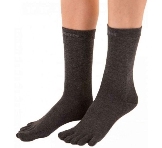 ToeToeAntibakterielHealtSilverTsokkerSortStr3541-01