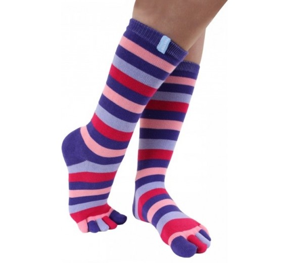 ToeToeToesocksEssentialMidCalfLillaStriberstr3546-01
