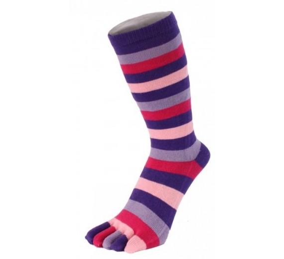 ToeToeToesocksEssentialMidCalfLillaStriberstr3546-01