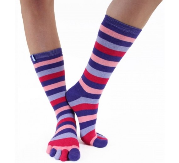 ToeToeToesocksEssentialMidCalfLillaStriberstr3546-01