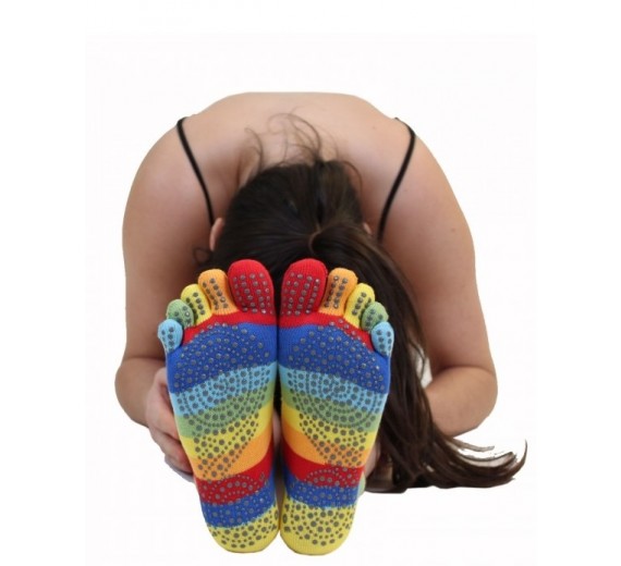 toetoeyogapilatesantislipsoletrainerrainbowstr4447-36