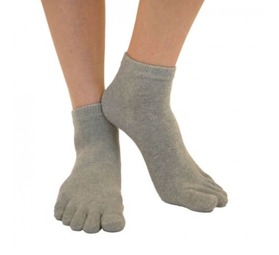 Ankel Tåsokker, ToeToe Essential Anklet Grå Str. 35-46