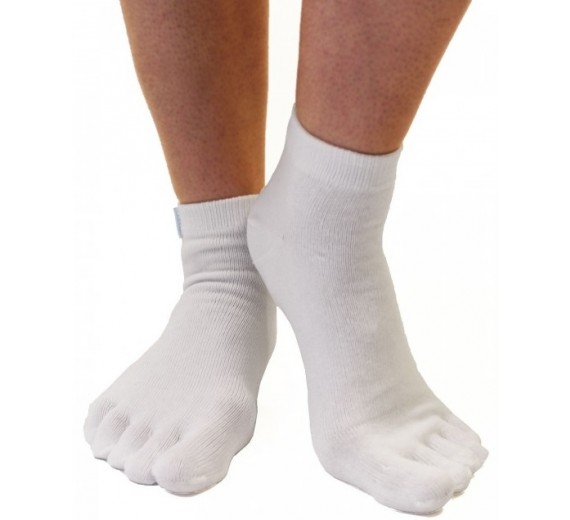Ankel Tåsokker, ToeToe Essential Anklet Hvid Str. 35-46