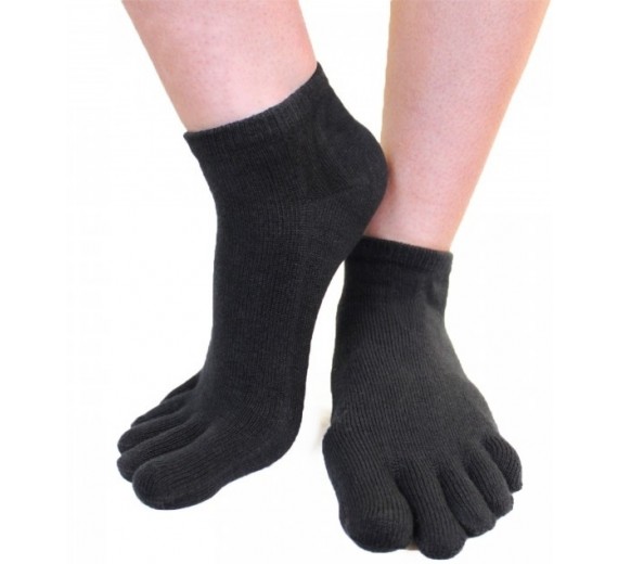Ankel Tåsokker, ToeToe Essential Anklet Sort Str. 35-46