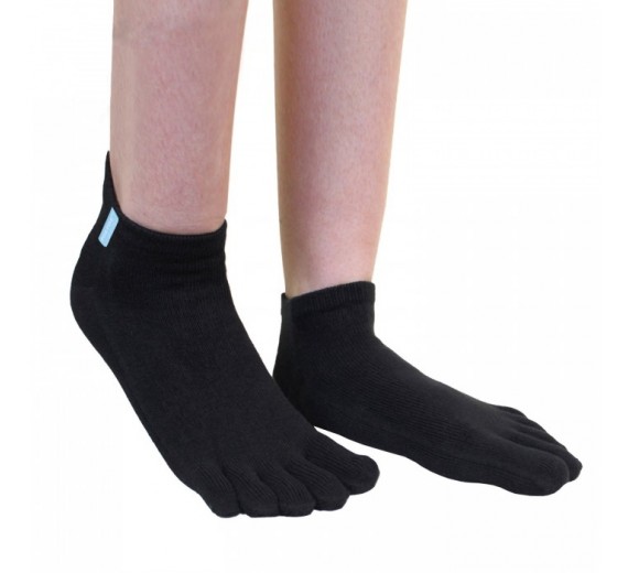 Ankel Tåsokker, ToeToe Essential Anklet Sort Str. 35-46