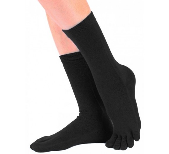 ToeToe Essential Mid-Calf Tåsokker Sort Str. 35-46