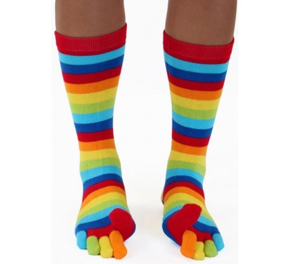 ToeToeToesocksEssentialMidCalfRainbowstr3546-01