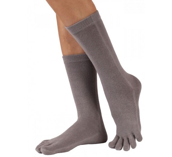 ToeToe Essential Mid-Calf Tåstrømper Grå Str. 35-46