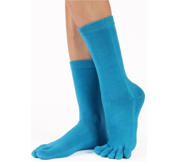 ToeToe Essential Mid-Calf Tåstrømper Turkis Str. 35-46
